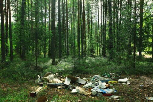 Eco-friendly disposal practices during clearance