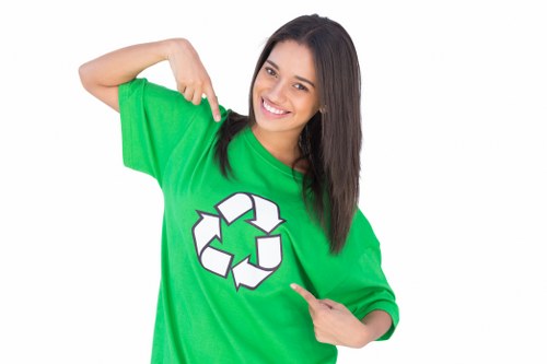 Professional team handling business waste removal in Hornsey
